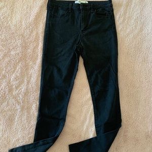 High Rise black jegging